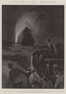 The Great Oil-Well Fire in Texas, a Method of Extinction by Paul Frenzeny
